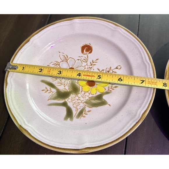 Wallace Heritage Country Baroque Collection French Garden Salad Plate Set Of 2 - Picture 2 of 4